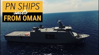 PN ships sails from Oman