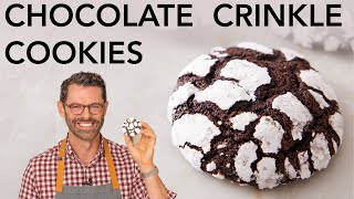 Easy Chocolate Crinkle Cookies Recipe