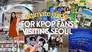 🇰🇷 Best kpop things to do in Seoul: kpop stores, concerts, cupsleeves, tours, attractions + more