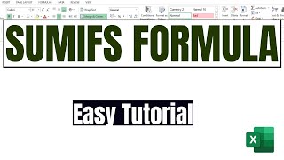 How to use Sumifs Formula in Excel - Excel Formula