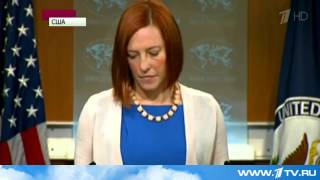 Jennifer Psaki smiling sly fox and knows nothing of the journalist