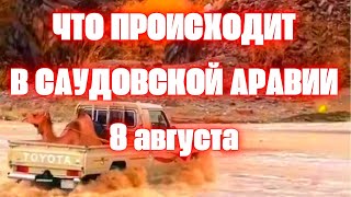 Апокалипсис в Саудовской Аравии, потоки воды смывают дороги и дома, десятки людей пропадают