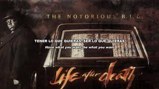 The Notorious B.I.G. - Sky's the Limit ft. 112 Lyrics ( Español - Ingles)