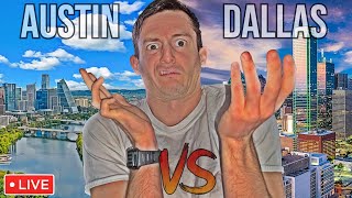 LIVE🔴 Living in My Car | Austin VS Dallas Texas | Which is Better? Q&A 🚘