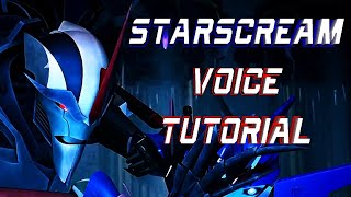 Starscream (Transformers Prime) Audacity Voice Tutorial