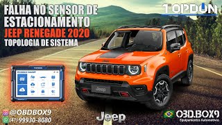 Falha Sensor de Estacionamento Jeep Renegade 2020 com Scanner Linha Topdon Phoenix