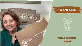 WANTABLE UNBOXING & TRY ON | FASHION OVER 50 | Better than my Stitch Fix this month!