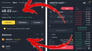 Hamster Listed | How to exchange the Tokens for USDT then to Mobile Money