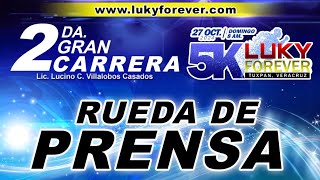 🔴 En Vivo 🎥 Rueda de prensa "2da Gran Carrera 5K «Luky Forever» desde Tuxpan Veracruz