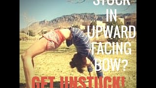 How to Use A Yoga Strap For Upward Facing Bow Pose (Urdhva Dhanurasana).