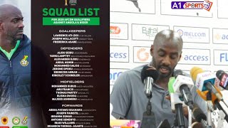 BREAKING NEWS: Otto Addo announces strong 23-man squad for Ghana vs Angola and Niger matches