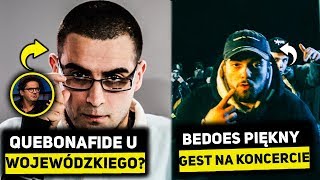 BEDOES PRZĘPIĘKNY GEST NA KONCERCIE , SARIUS SZCZERZE O SWOJEJ KARIERZE, QUEBO U WOJEWÓDZKIEGO!