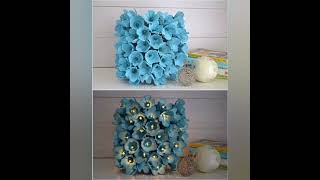 Make Flower from Waste material ideas//Home decoration ideas#shorts #ideas#ytshorts