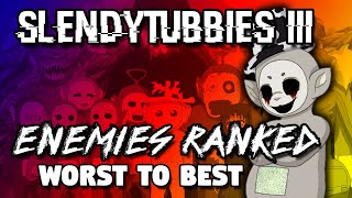 SLENDYTUBBIES 3 - Top 30 Slendytubbies Characters // EVERY ENEMY RANKED