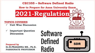 Anna University Exam Preparations - CEC355 Software Defined Radio Important Questions