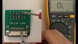 03. FPC connector soldering test