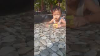 mobil mobilan berenang #baby #funny #anakanaklucu #cutebaby