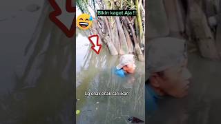 Lagi cari ikan eh ada yang nongol beginian , bikin shock aja. #cariikan #ikan #shortvideo