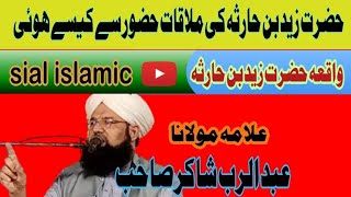 Zaid bin harsa ki mulaqat Hazor se| Waqeya Hazrat Zaid bin harsa | Allama Abdir Rab | Sial islamic