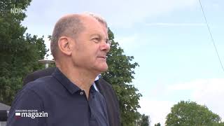 Olaf Scholz (SPD) zu Besuch in Eckernförde - 2021