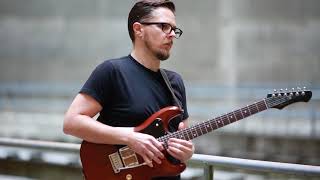 Guitar inside in a Nuclear Cooling Tower