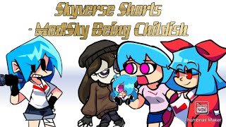 Skyverse Shorts - Mod!Sky's Plushie (FNF Skyverse)