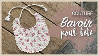 TUTO COUTURE | Bavoir pour bébé + patron gratuit à télécharger