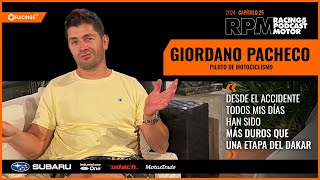 Giordano Pacheco - Ejemplo de resiliencia para volver a subirse a una moto