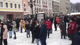 Протестное шествие в Нижнем Новгороде