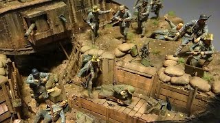 Bldg the WWI diorama updt 09 (craters, bits and bobs)