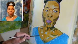 Sky Arts Portrait Artist of the Week - Floella Benjamin - part 8