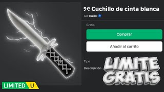 ¡APROVECHA AHORA! RECLAMA TU CUCHILLO DE CINTA BLANCA TOTALMENTE GRATIS 🎉🔪