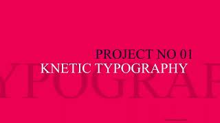 10 Type of kinetic typography with after effect