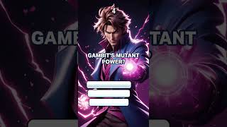 Have you ever played with Gambit? 🎴 | X-Men Trivia Challenge #gambit #XMenTrivia #MarvelComics