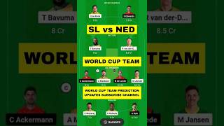 SRI LANKA vs NETHERLANDS Dream11 Team Prediction Today 2023