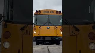 Loading a school bus