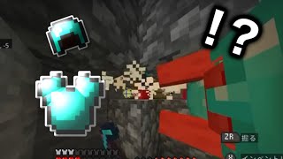 ゾンビトラップで待っていたら奇跡降臨w【Minecraft / Switch】【統合版】