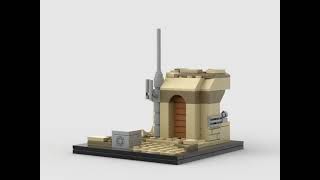 Tatooine house diorama Lego