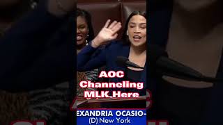 AOC Channeling Martin Luther King  #shorts