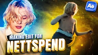 Making a NETTSPEND Fan Edit Tutorial (FULL BREAKDOWN) in After effects