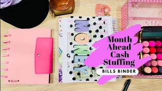 CASH STUFFING BILLS BINDER | HOW TO GET ONE MONTH AHEAD IN BILLS | CASH ENVELOPES | 2023