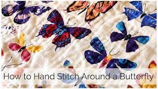 How to Hand Quilt around a Shape