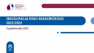 Inauguracja roku akademickiego 2022/2023 na Wydziale Studiów Międzynarodowych i Politycznych UJ