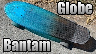 Globe Bantam Clear Light Blue Amber Fade skateboard