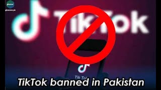 Tiktok banned in Pakistan  || Very Big News for all Tiktokers || #Tiktok