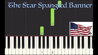 The Star Spangled Banner | Easy Piano Play Along | Real Sound