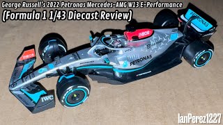 George Russell’s 2022 Petronas Mercedes-AMG W13 E-Performance (Formula 1 1/43 Diecast Review)