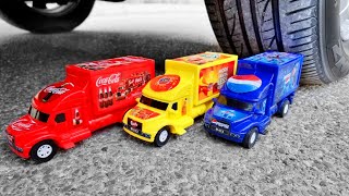 EXPERIMENT: CAR vs COLORFUL TOYS AND SLIME | Satisfying and Relaxing Compilation