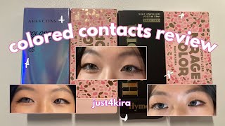 try on my first contacts- just4kira review!