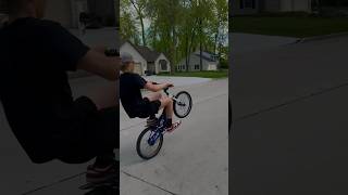 Day 1 of wheelieing a random bike